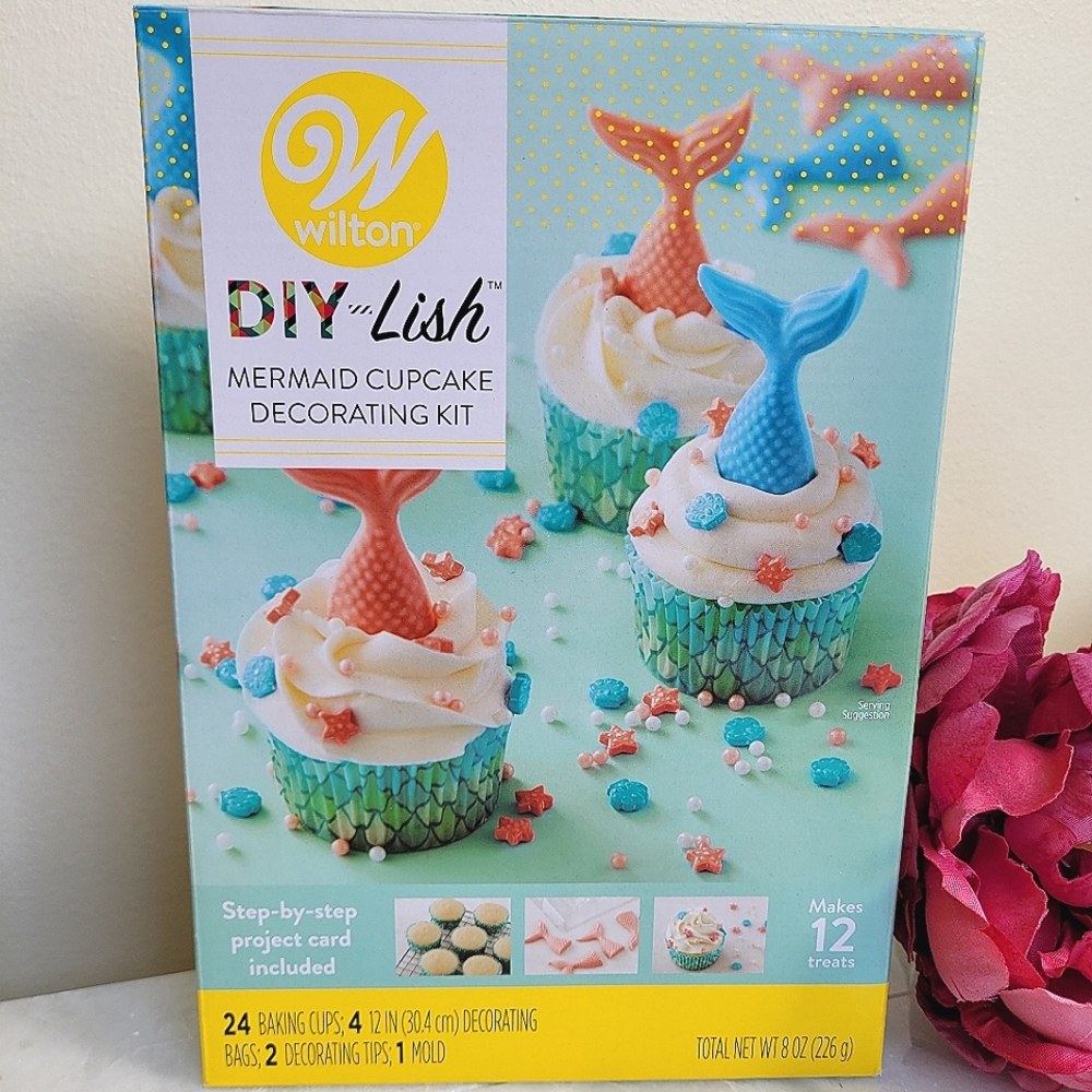 Mermaid Cupcake Decorating Kit